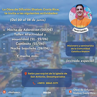 Obra de difusion Shalom Costa Rica
