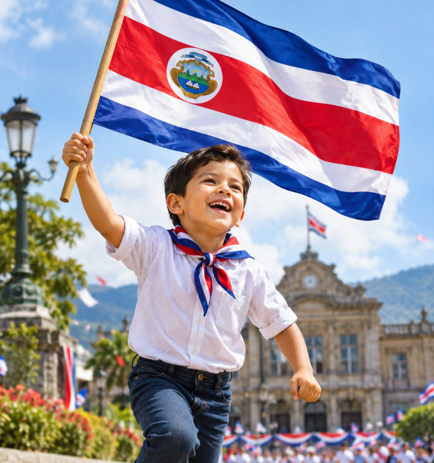 Donde haya un costarricense, esté donde esté, hay libertad