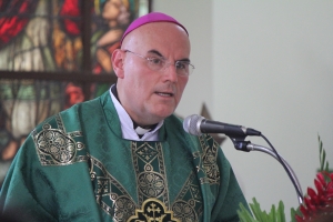 Monseñor José Manuel Garita, Obispo de Ciudad Quesada y Presidente de la Conferencia Episcopal.
