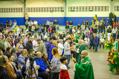 Mons. Mario Enrique Quir&oacute;s presidi&oacute; la Misa de Ingreso de los seminaristas para este a&ntilde;o formativo 2026.