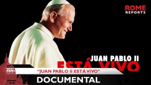 “Juan Pablo II está vivo” estará disponible en la plataforma Rome Reports Premium en las próximas semanas. 