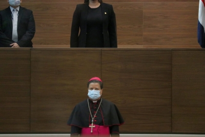 Arzobispo participó en inauguración de nuevo edificio legislativo