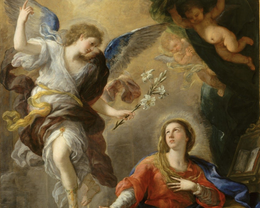 María en la Anunciación