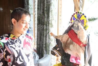 Víctor tiene un don extraordinario para el arte.