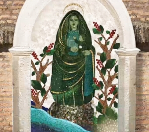 Mosaico de La Negrita adornará los jardines vaticanos