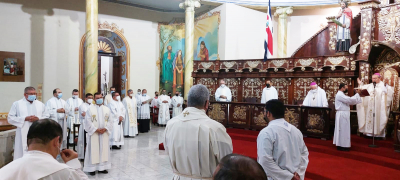 La Eucaristía fue celebrada en la Catedral Nuestra Señora del Pilar.