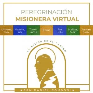 Peregrinos misioneros virtuales con San Daniel Comboni