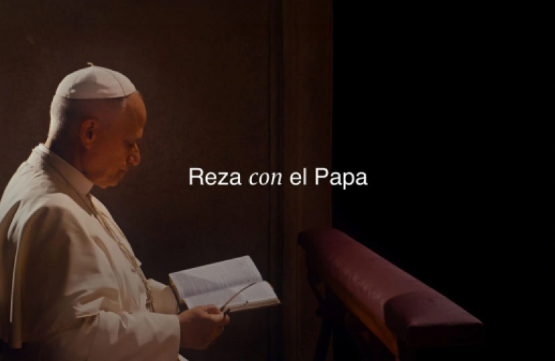 Iniciativa lo pone a usted a rezar con el Papa