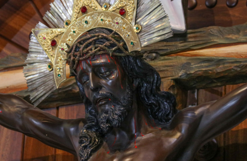 Cartagineses celebran centenario de imagen del Cristo Negro